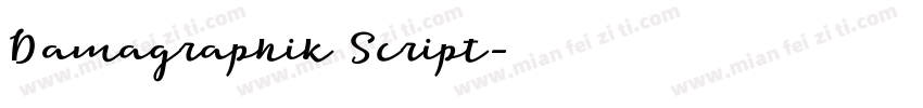 Damagraphik Script字体转换